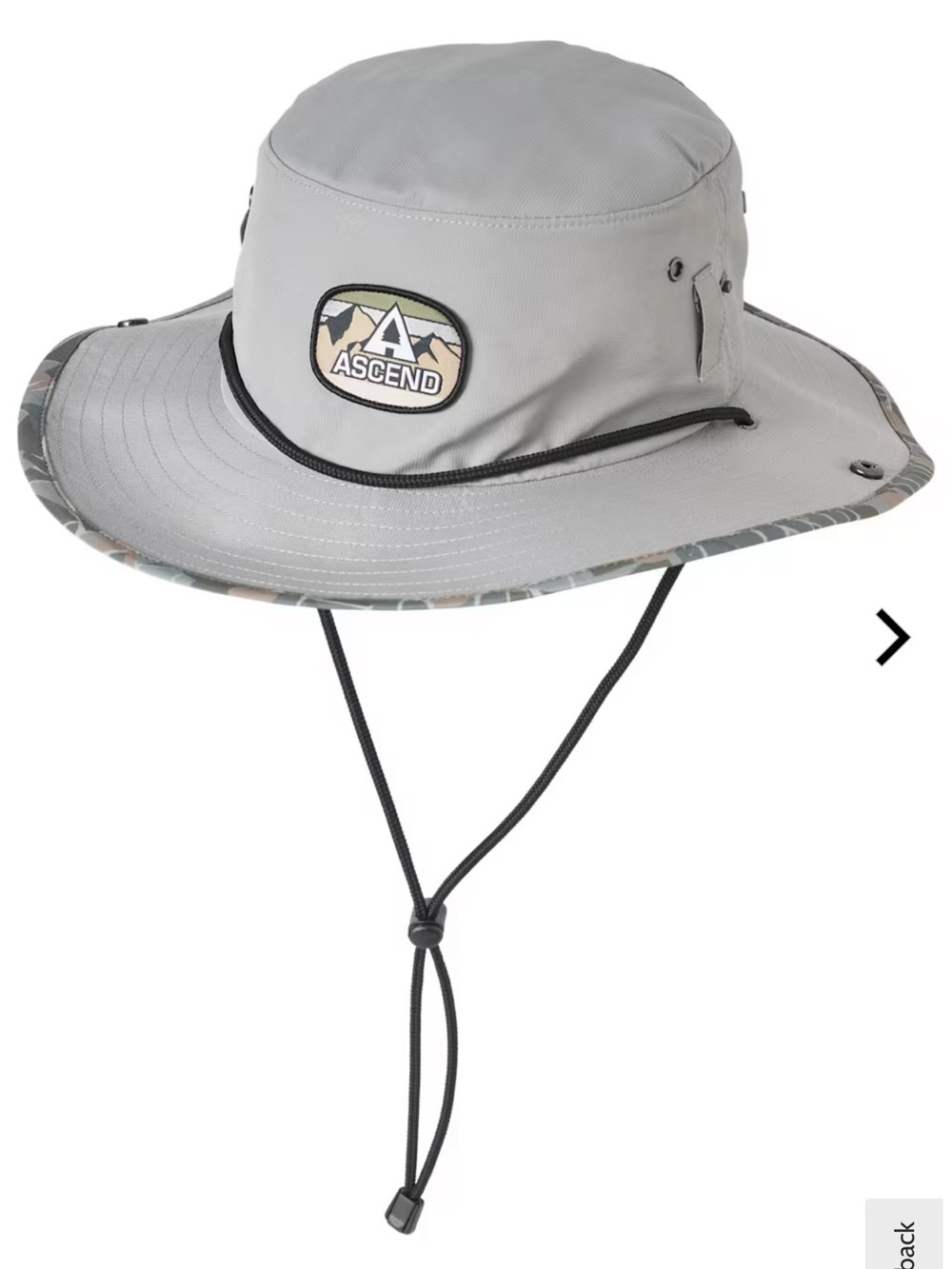 Ascend - Mountain Patch Boonie Hat - Grey